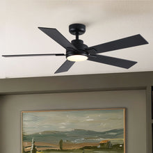 Load image into Gallery viewer, Reversible Motor Integrated LED Dimmable Ceiling Fan With Light