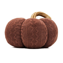 Load image into Gallery viewer, Pumpkin Ornament Decor For Holiday Harvest Festival Fall Festival & Thanksgiving (Set of 2) - Dark Brown