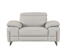 Load image into Gallery viewer, Tasteful Leather Chair - Light Gray