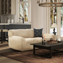 Load image into Gallery viewer, Summit - Faux Sheepskin Overstuffed Sofa - Cream Beige