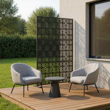 Load image into Gallery viewer, Three Panel Screen Room Divider (562843) - Black