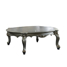 Load image into Gallery viewer, Wood Poly Resin Coffee Table - Antique Platinum