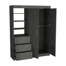 Load image into Gallery viewer, 3 Drawer Combo Dresser - Gray