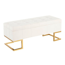 Load image into Gallery viewer, Midas - Contemporary / Glam Storage Bench