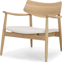 Load image into Gallery viewer, 27" Upholstery Solid Wood Arm Chair - Cream