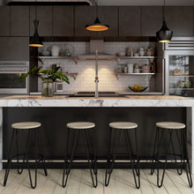 Load image into Gallery viewer, Simeon - Multifunctional Metal Stool With Wood Seat