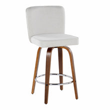 Load image into Gallery viewer, Henry - Contemporary Fixed Height Counter Stool With Swivel With Round Footrest (Set of 2)