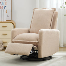 Load image into Gallery viewer, Swivel Rocker Glider Recliner, Rocking Chair Nursery For Living Room