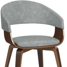 Load image into Gallery viewer, Wood Dining Parsons Chair - Gray / Walnut