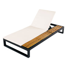 Load image into Gallery viewer, Chaise Lounge Set, 5 Position Adjustable, Flat Side Surface Storage
