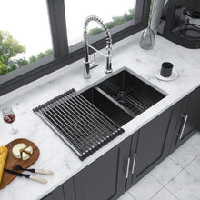 Load image into Gallery viewer, Modern Double Bowl Undermount Kitchen Sink 50 / 50 Design Stainless Steel