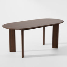 Load image into Gallery viewer, Oval Solid Wood Bar Table - Brown