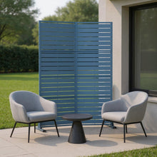 Load image into Gallery viewer, Six Panel Screen Room Divider - Blue