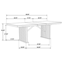 Load image into Gallery viewer, 10 Piece Extension Dining Set With Upholstered Chairs And Matching Sideboard - Light Brown