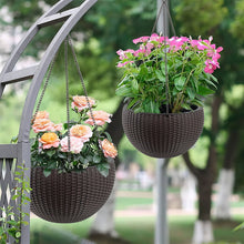 Load image into Gallery viewer, Self Watering Hanging Planter