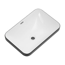 Load image into Gallery viewer, Undermount Bathroom Sink, Vessel Basin For Vanity Countertop - Black White