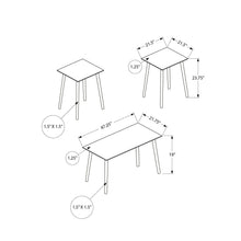 Load image into Gallery viewer, Contemporary 3 Piece Table Set With Coffee Table And 2 End Tables