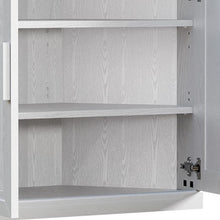 Load image into Gallery viewer, 31" Wood Corner Corner Accent Dining Cabinet With Two Doors - White