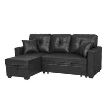 Load image into Gallery viewer, Sectional Sofa With Pull Out Bed, Reversible Chaise
