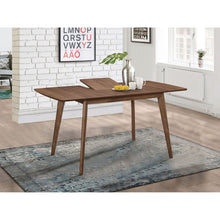 Load image into Gallery viewer, Rectangular Dining Table With Butterfly Leaf - Walnut