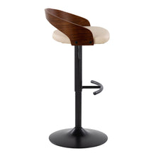 Load image into Gallery viewer, Grotto - Contemporary Adjustable Barstool With Swivel With Rounded T Footrest (Set of 2)