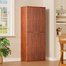 Load image into Gallery viewer, Kitchen Pantry Cabinet With 6 Doors