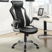 Load image into Gallery viewer, Adjustable Height Office Chair With Ergonomic Design And Swivel Mechanism - Black