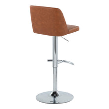 Load image into Gallery viewer, Toriano - Contemporary Adjustable Barstool With Swivel & Rounded T Footrest (Set of 2)