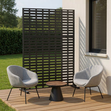 Load image into Gallery viewer, Three Panel Screen Room Divider (562864) - Black