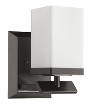 Load image into Gallery viewer, Frosted Glass Wall Sconce - Oil-Rubbed Bronze