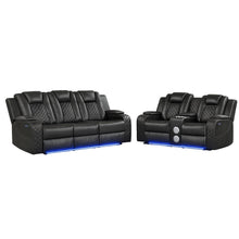 Load image into Gallery viewer, Benz - Power Recliner Set With LED Lighting And USB Charging
