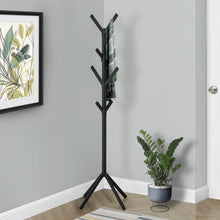 Load image into Gallery viewer, Coat Rack, Hall Tree, Free Standing, 8 Hooks, Entryway, Contemporary & Modern