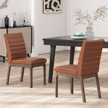 Load image into Gallery viewer, Upholstered Dining Chairs With Rubber Legs (Set of 2)