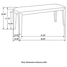 Load image into Gallery viewer, Upholstered Bench - Black