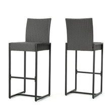 Load image into Gallery viewer, Outdoor Barstool With Hand Crafted Details (Set of 2)