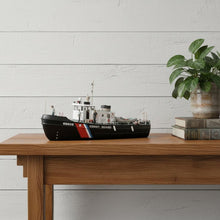 Load image into Gallery viewer, Hand Painted Model Boat (624417) - Black / White