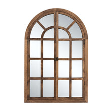 Load image into Gallery viewer, 36" Arch Framed Accent Mirror - Brown