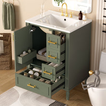 Load image into Gallery viewer, Traditional Bathroom Vanity Set With Soft Close Doors