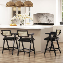 Load image into Gallery viewer, Milan - Modern Webbing Back Stool With Arms (Set of 3)
