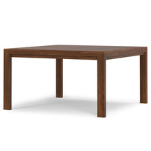 Load image into Gallery viewer, 54" Wood Frame Base Square Dining Table - Walnut