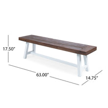 Load image into Gallery viewer, Tranquilizer - Outdoor Acacia Wood Bench With Slat Panel Design