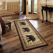 Load image into Gallery viewer, Nature's Nest - 5'3" X 7'3" Lodge Area Rug - Black