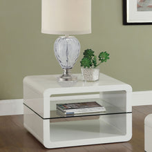 Load image into Gallery viewer, Emerson - 1 Shelf Rectangular Side End Table - White