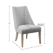 Load image into Gallery viewer, Winfield - Upholstered Dining Chair (Set of 2) - Light Gray