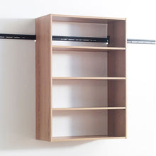 Load image into Gallery viewer, Devi - Wall Mounted Wood Closet System With Modular Design And Ample Storage