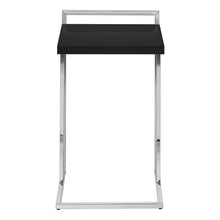 Load image into Gallery viewer, Wood And Metal End Table - Black / Silver