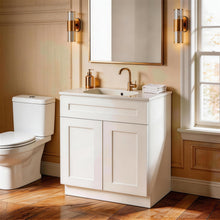 Load image into Gallery viewer, Shaker Base Cabinet With Soft-Close Drawer & Double Doors, Adjustable Shelf