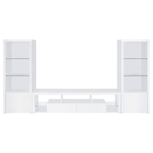 Load image into Gallery viewer, Lance - 3 Piece TV Entertainment Center With Shelves - Gloss White