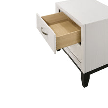 Load image into Gallery viewer, 2 Drawer Nightstand With Handles Furniture For Bedroom - White