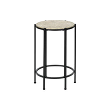 Load image into Gallery viewer, Round Accent Table For Living Room - Black